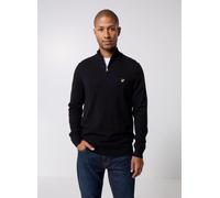 Lyle & Scott Cotton Merino Quarter Zip Jumper S Negro