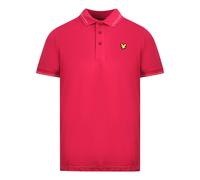 Lyle & Scott Cranberry Branded Collar Polo Shirt