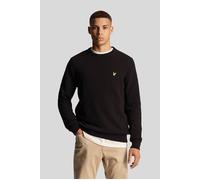 Lyle & Scott Crew Neck Lambswool Blend Jumper Jet Black Marl Talla: L | Jerséis Outlet | Hombre | Negro