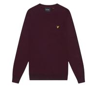 Lyle & Scott Crew Neck Rich Burgundy Pull Over Jumper