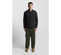 Lyle & Scott Crinkle Nylon Overshirt Black Ice Talla: XXL | Camisas Casuales Outlet | Hombre | Negro