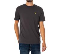Lyle & Scott de los hombres Camiseta lisa con logo, Gris