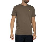 Lyle & Scott de los hombres Camiseta lisa con logo, Verde