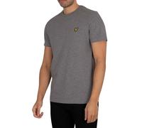 Lyle & Scott de los hombres Camiseta lisa de algodón orgánico, Gris