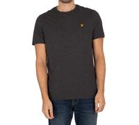 Lyle & Scott Hombre Camiseta Lisa De Algodón Orgánico, Charcoal Marl, M