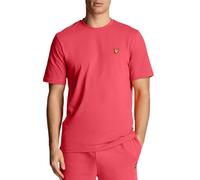 Lyle & Scott de los Hombres Camiseta Lisa de algodón orgánico, Rosado, M