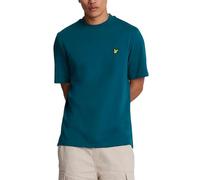 Lyle & Scott de los Hombres Camiseta Simple, Azul, M