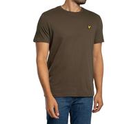 Lyle & Scott Camiseta lisa para hombre Verde oliva Talla L