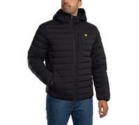 Lyle & Scott de los hombres Chaqueta acolchada ligera y elástica, Negro
