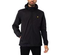 Lyle & Scott Hombre Chaqueta Con Capucha Y Cremallera, Jet Black, M