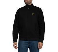 Lyle & Scott de los hombres Chaqueta Harrington de algodón, Negro