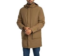 Lyle & Scott de los hombres Chaqueta parka acolchada, marrón