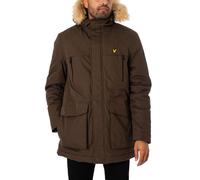 Lyle & Scott de los hombres Chaqueta tipo parka con forro polar para invierno, V