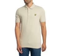 Lyle & Scott de los hombres Polo liso con logotipo, Beige