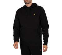 Lyle & Scott de los hombres Sudadera con capucha de logo, Negro