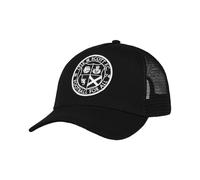 Lyle & Scott Gorra de camionero de fútbol para hombre, Negro azabache, talla única