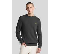 Lyle & Scott Grid Knit Crew Neck Jumper Gunmetal Talla: XXL | Jerséis Outlet | Hombre | Gris