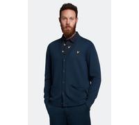 Lyle & Scott Guernsey Golf Cardigan Light Navy Talla: S | Chaquetas Finas Outlet | Hombre | Azul