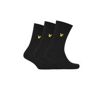 Lyle & Scott Hamilton Calcetines Informales, Negro, One Size para Hombre