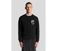Lyle & Scott Highlander Graphic Sweatshirt Jet Black Talla: S | Jerséis Outlet | Hombre | Negro