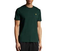 Lyle & Scott Hombre Camiseta con Logo, Dark Green, L