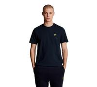 Lyle & Scott Crew Neck-camiseta Hombre, Azul (Marineblau), Large