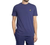 Lyle & Scott Hombre Camiseta Simple, Deep Indigo, M