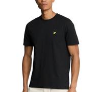 Lyle & Scott Hombre Camiseta Simple, Jet Black, S