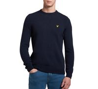 Lyle & Scott Hombre Jersey Manga Larga Cuello Redondo Tubular Recortar Sudadera