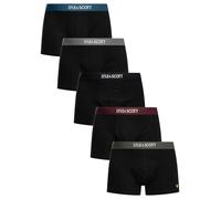 Lyle & Scott Hombre Paquete De 5 Calzoncillos Henrick, Black Multi