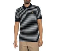 Lyle & Scott Hombre Polo Bretón De Piqué, Dark Navy/White, L