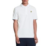 Lyle & Scott Hombre Polo con Punta, White/Light Blue, L