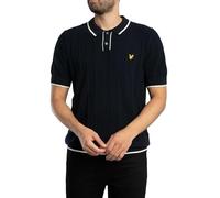 Lyle & Scott Hombre Polo De Punto con Ribete, Dark Navy, M