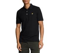 Lyle & Scott Hombre Polo Liso De Algodón Orgánico, Jet Black, M