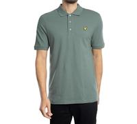 Lyle & Scott Polo liso Verde Mercurial Talla L