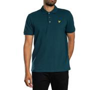 Lyle & Scott Hombre Polo Liso, Rich Teal, XXL
