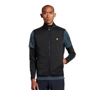 Lyle & Scott Hombre Primaloft Golf Gilet - Negro Azabache - XL