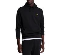 Lyle & Scott Hombre Sudadera con Capucha De Logo, Jet Black, XL