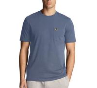 Lyle & Scott Hombres Camisetas Casual Suave Algodón Bolsillo Manga Corta...