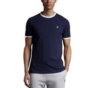 Lyle & Scott Hombres Camisetas Logo Cuello Redondo Top Manga Corta Casual...