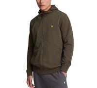 Lyle & Scott Hybrid Zip-Up Olive Green Hoodie