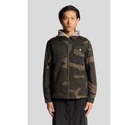 Lyle & Scott Insulated Camoflage Overshirt Grey Taupe Talla: XS | Chaquetas Finas Outlet | Hombre | Negro