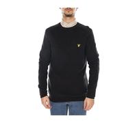 Lyle & Scott - Jersey de Cuello Redondo con Canalé Técnico - Knitwear - Hombre - Negro - S -