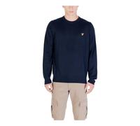 Lyle & Scott - Jersey de cuello redondo de merino - Knitwear - Hombre - Azul - L -