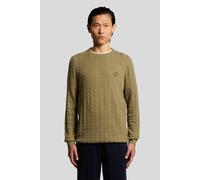 Lyle & Scott Linen Blend Long Sleeve Jumper Herb Green Marl Talla: M | Jerséis Outlet | Hombre | Verde