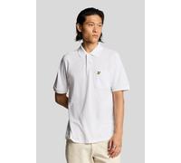 Lyle & Scott Linen Blend Polo Shirt White Talla: M | Polos Outlet | Hombre | Blanco