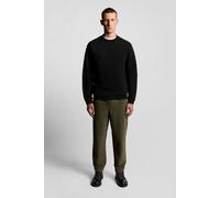 Lyle & Scott Logo Brushback Crew Neck Jumper Jet Black Talla: XS | Jerséis Outlet | Hombre | Negro