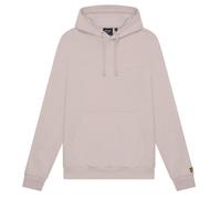 Lyle & Scott Loopback Embroidered Logo Cream Pull-over Hoodie