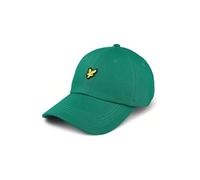 Lyle & Scott Lyle & Scott Gorra de béisbol para hombre/mujer: una gorra de protección solar moderna de algodón 100% de alta calidad con ajuste cómodo y ajuste de tamaño.,X154 Court Green,Talla única