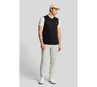 Lyle & Scott Merino Blend Knitted V-neck Vest Jet Black Talla: S | Cárdigan Outlet | Hombre | Negro